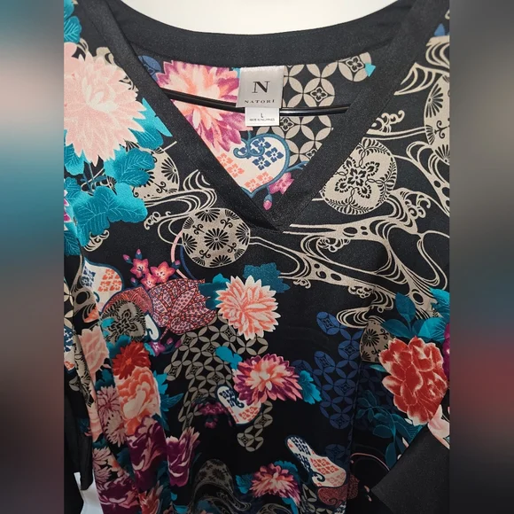 Floral Black Dress - Picture 2 of 3